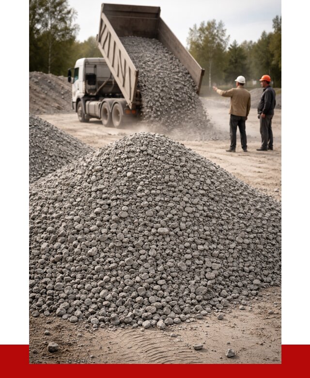 Гранитный щебень фракция 0-5 в Губахе от 3006 руб ПРОНЕРУДГбх