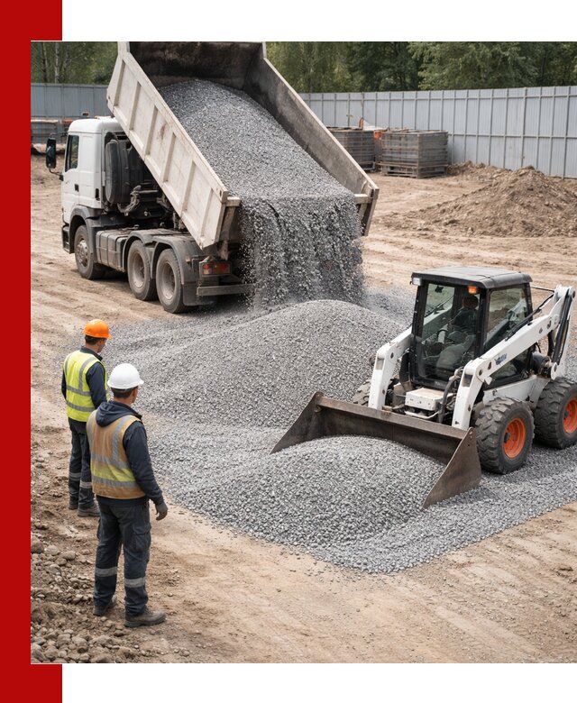 Доставка и продажа гранитного щебня фракции 0-5 в Губахе