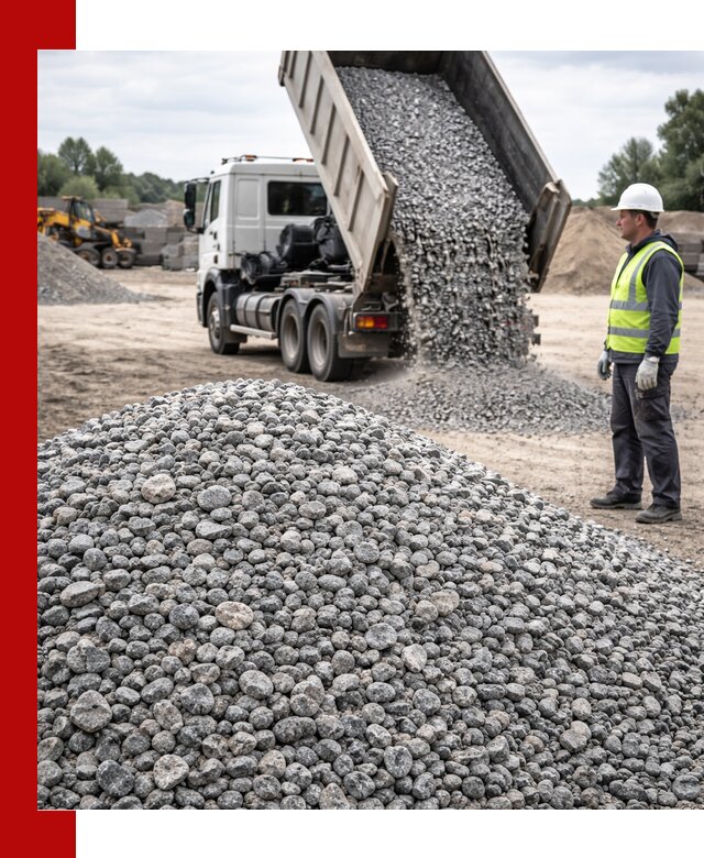 Доставка и продажа гранитного щебня фракции 5-20 в Губахе