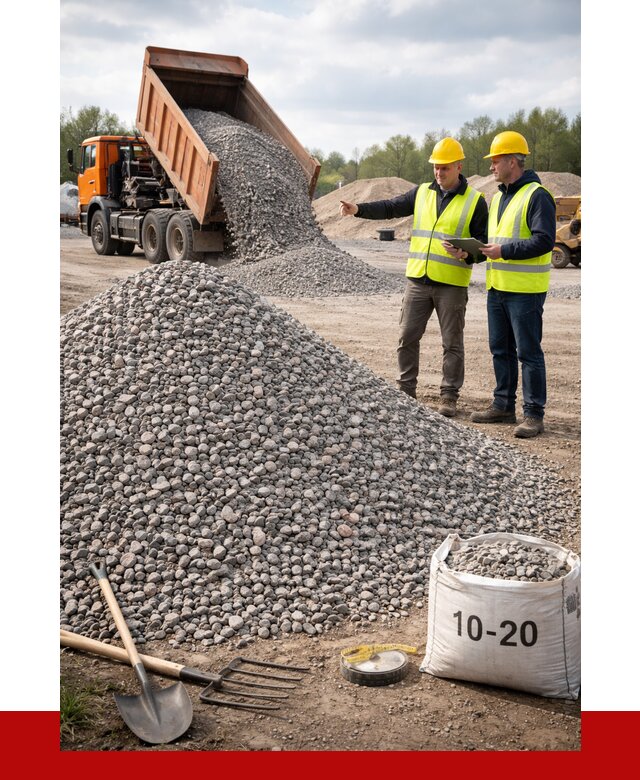 Гранитный щебень фракция 10-20 в Губахе от 4354 руб.|ПРОНЕРУДГбх