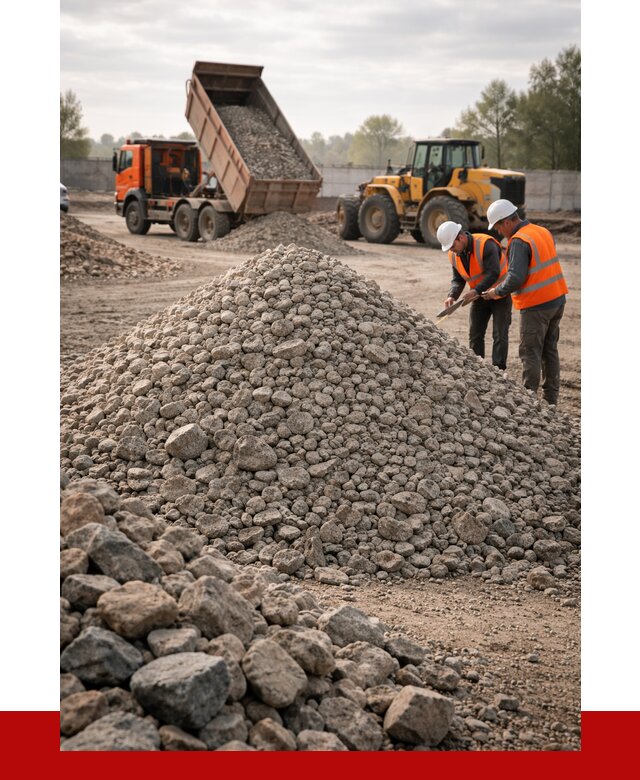 Гранитный щебень фракция 40-70 в Губахе от 2592 руб ПРОНЕРУДГбх