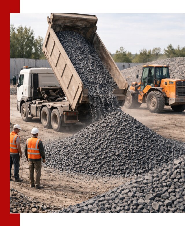 Доставка и продажа щебня габбро-диабаза в Губахе