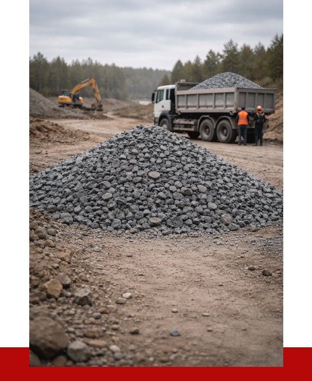 Щебень габбро диабаз фракция 40-70 в Губахе от 2281 р-ПРОНЕРУДГбх