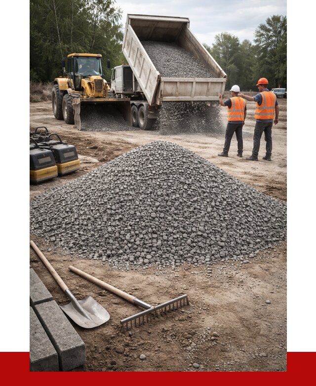 Гравийный щебень купить в Губахе от 2281 р. ПРОНЕРУДГбх