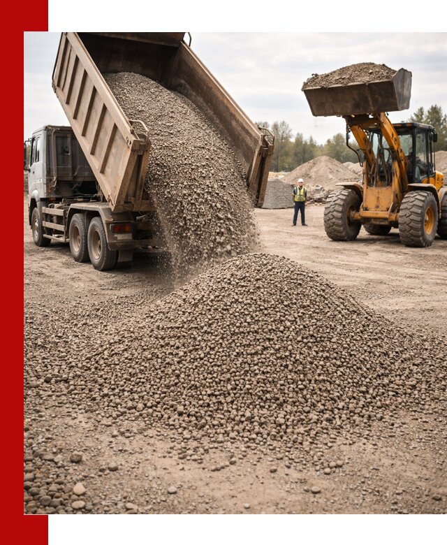 Гравийный щебень фракция 3–10 с доставкой в Губахе