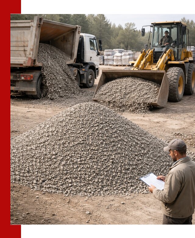 Гравийный щебень фракция 5–10 с доставкой в Губахе