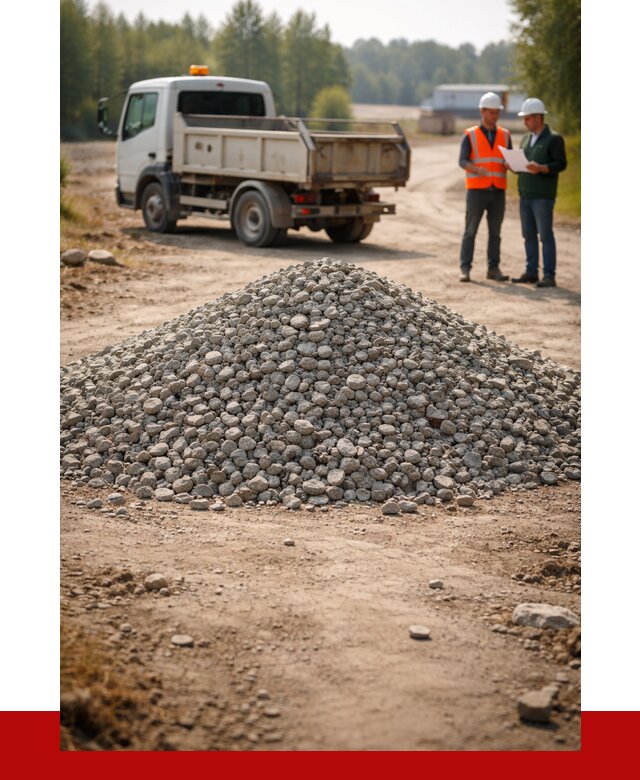 Гравийный щебень фракция 20-40 в Губахе от 1244 р. | ПРОНЕРУДГбх