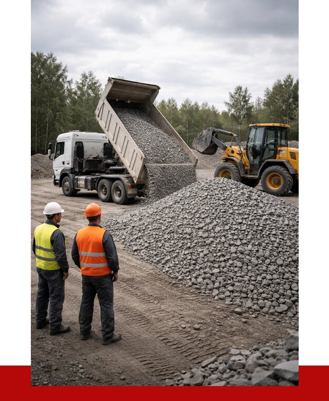 Гравийный щебень фракция 40-70 в Губахе от 9848р | ПРОНЕРУДГбх