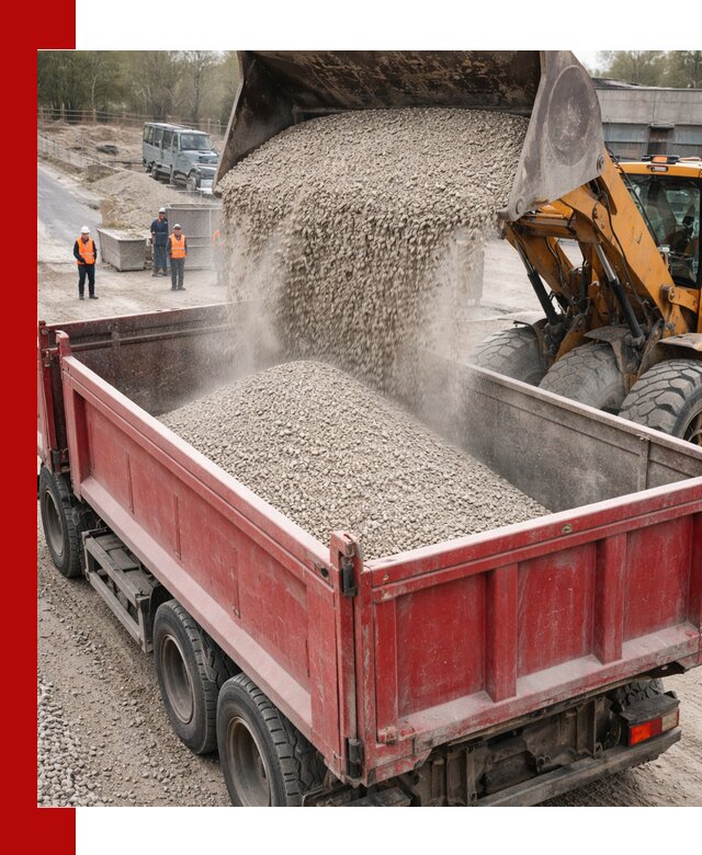 Купить известняковый щебень фракции 0-5 с доставкой в Губахе