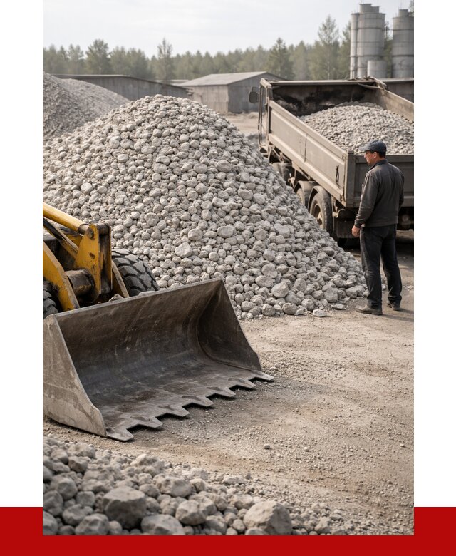 Известняковый щебень фракция 40-70 в Губахе от 4354 р. | ПРОНЕРУДГбх