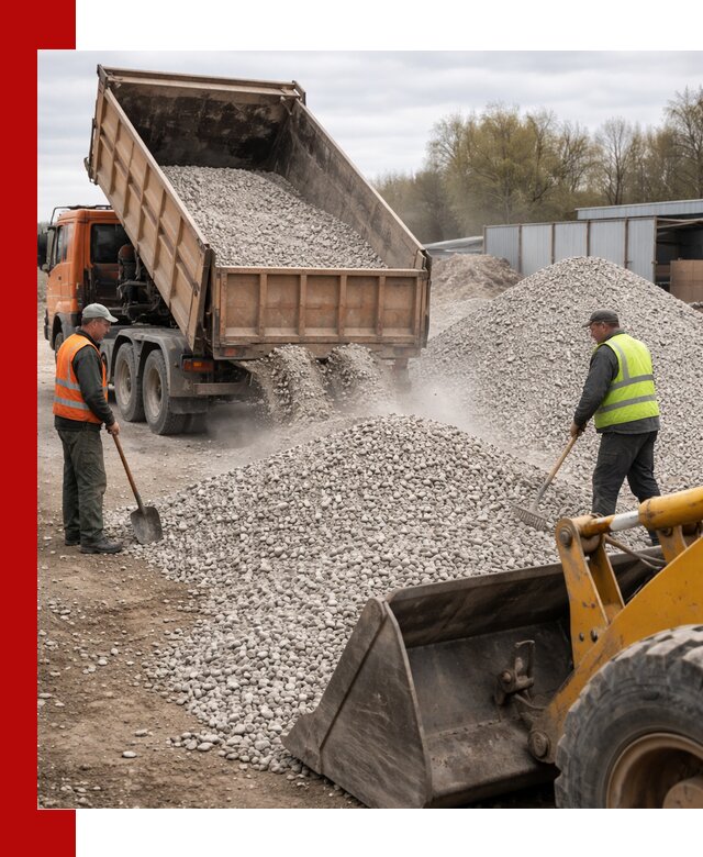 Доломитовый щебень фракции 5-20 с доставкой в Губахе