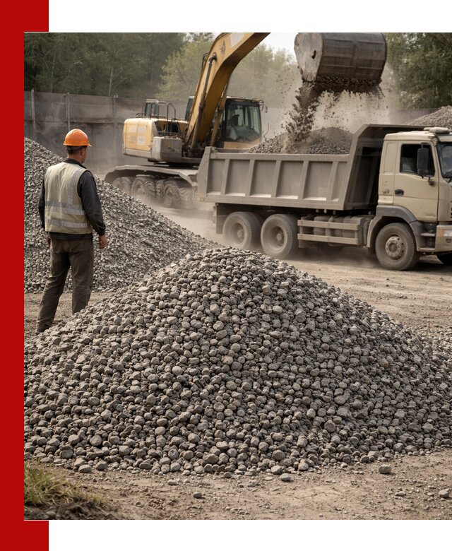 Шлаковый щебень фракция 5-20 с доставкой в Губахе