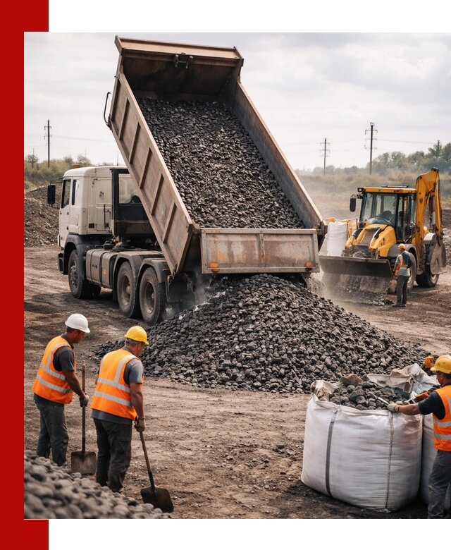 Шлаковый щебень фракция 40-70 с доставкой в Губахе