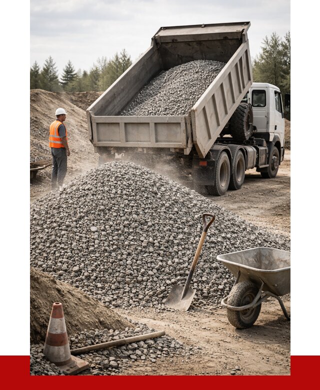 Купить вторичный щебень в Губахе от 1555 р. - ПРОНЕРУДГбх