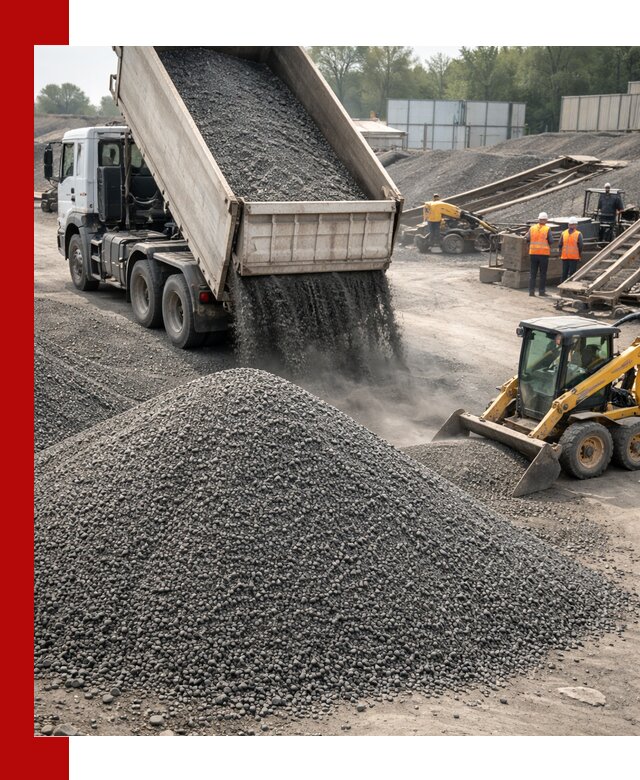 Вторичный щебень фракция 0–5 с доставкой в Губахе