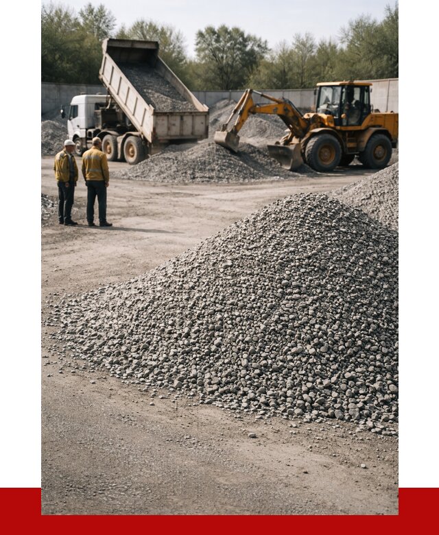 Вторичный щебень фр. 5-20 в Губахе от 1659 р. - ПРОНЕРУДГбх