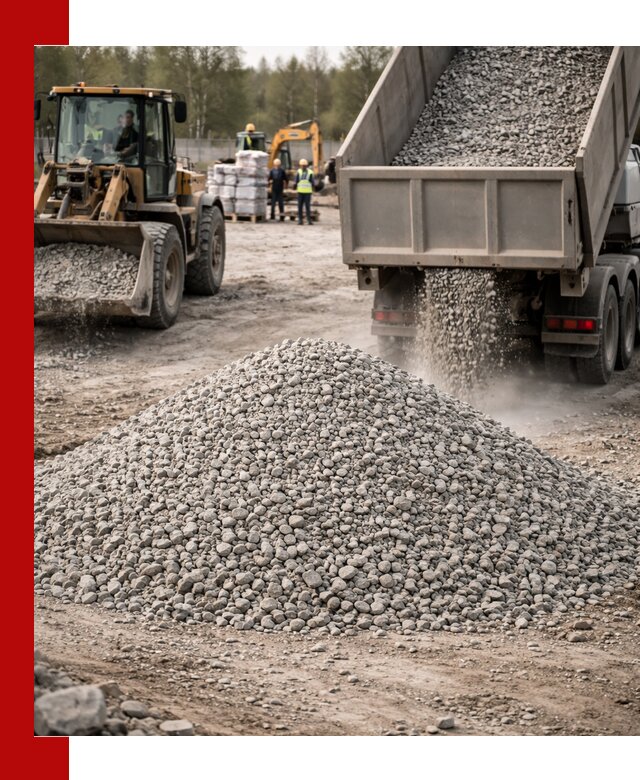 Вторичный щебень фракции 5-20 в Губахе — доставка и продажа крупнотоннажно