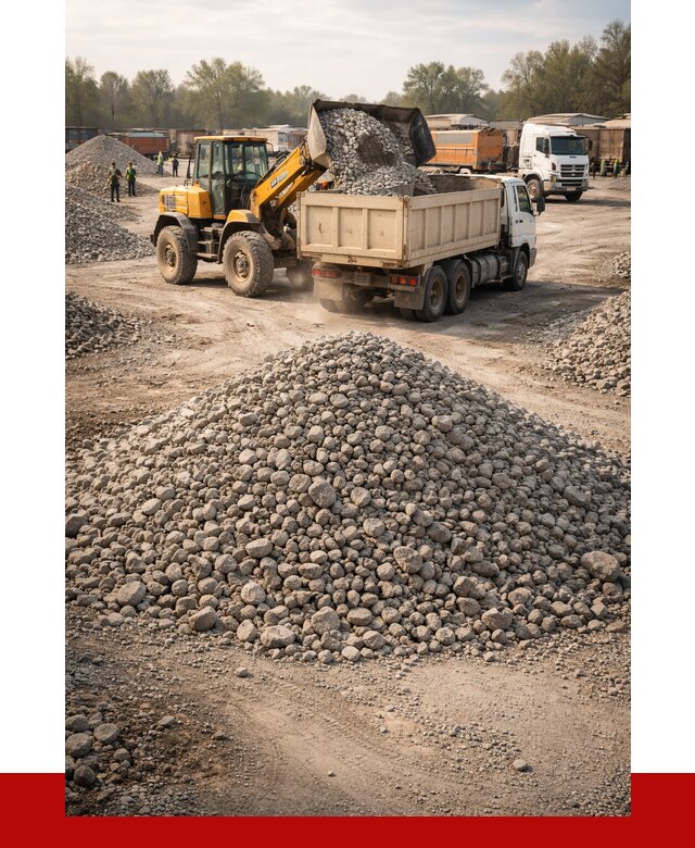 Вторичный щебень фракция 40-70 в Губахе от 1804 р, ПРОНЕРУДГбх