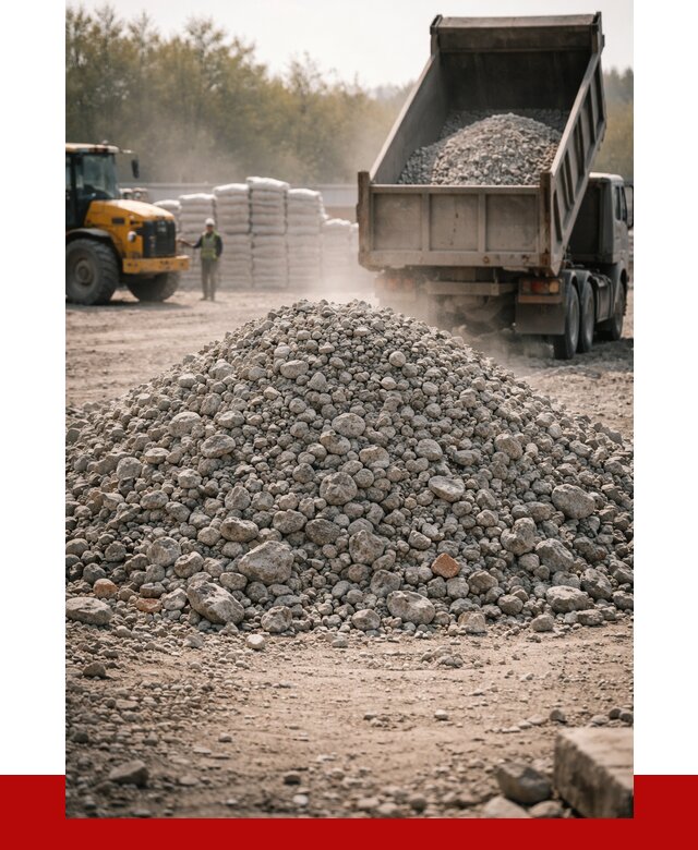 Вторичный щебень фракция 70-150 в Губахе от 1451 р. | ПРОНЕРУДГбх