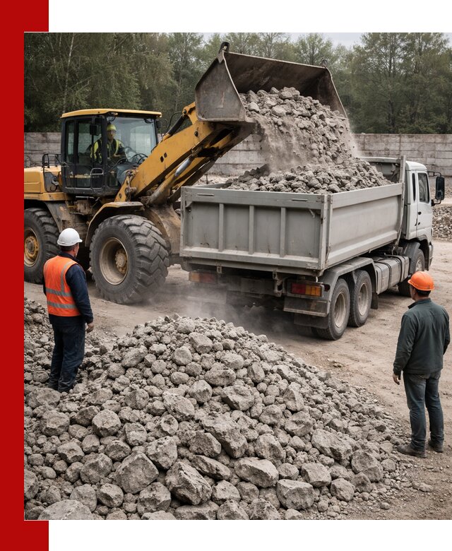 Вторичный щебень фракция 70–150 в Губахе с доставкой