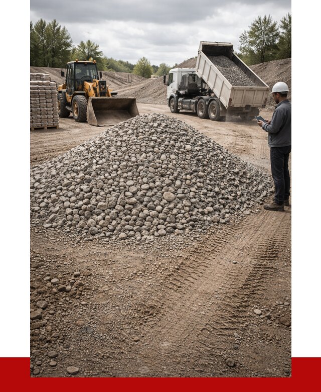 Купить бетонный щебень в Губахе, от 3317 р. ПРОНЕРУДГбх