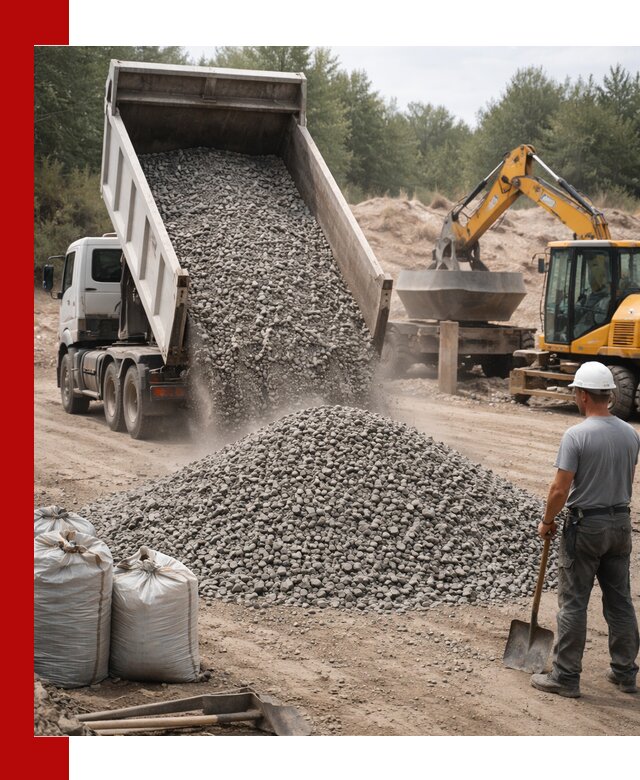 Доставка и продажа бетонного щебня в Губахе