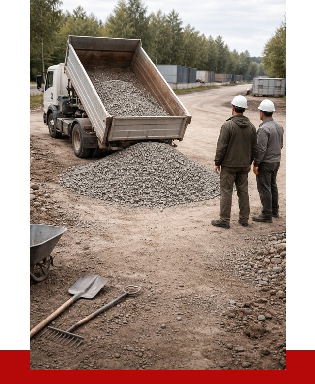 Бетонный щебень фракция 5-20 в Губахе от 3317 р., ПРОНЕРУДГбх