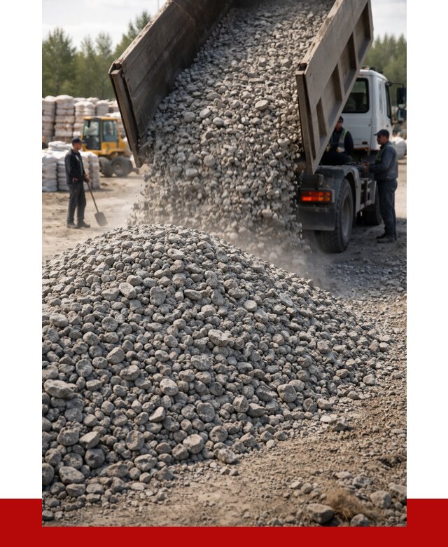 Бетонный щебень фракция 40-70 в Губахе от 1866 р. ПРОНЕРУДГбх