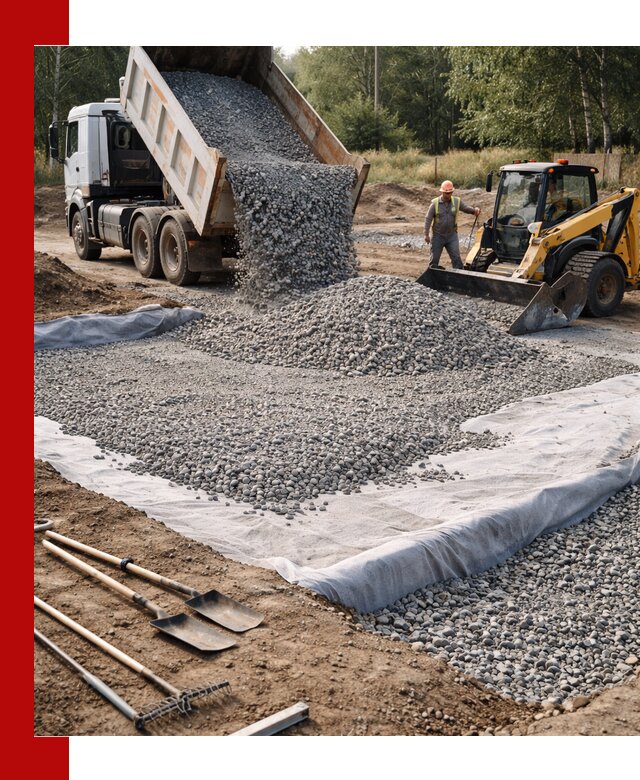 Щебень для фундамента с доставкой в Губахе