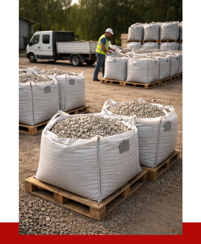 Щебень в мешках с доставкой в Губахе от 4354 р. | ПРОНЕРУДГбх