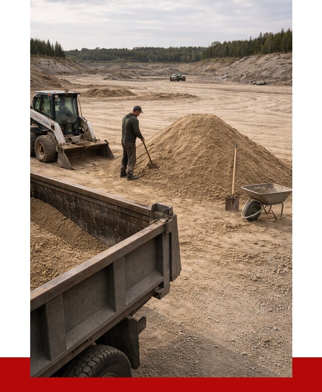 Карьерный песок среднезернистый в Губахе, от 2281 р. ПРОНЕРУДГбх