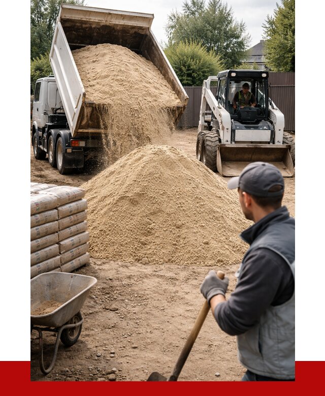 Мытый речной песок с доставкой в Губахе от 1503 р. | ПРОНЕРУДГбх