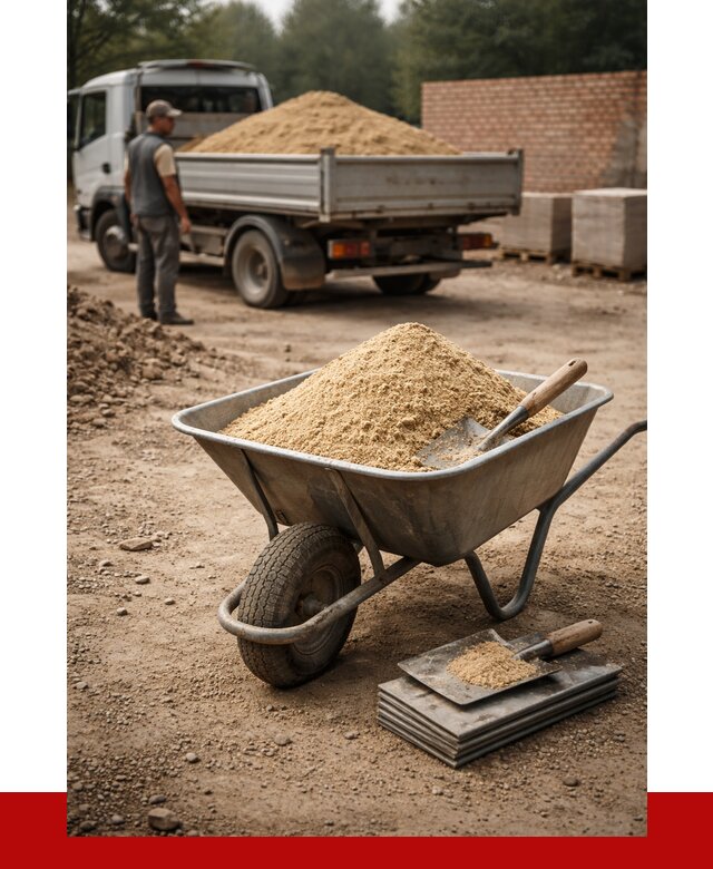 Песок для кладки в Губахе с доставкой от 2281 р. | ПРОНЕРУДГбх