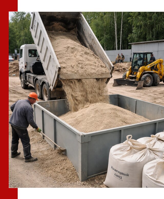 Кварцевый песок для фильтра в Губахе — доставка и качество