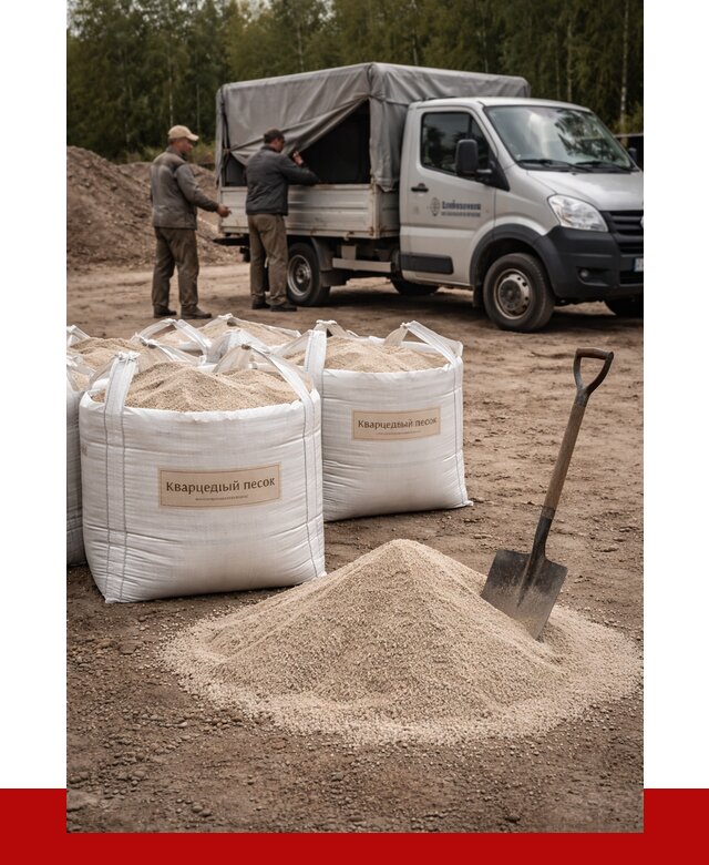 Кварцевый песок для пескоструя в Губахе от 4665 р. | ПРОНЕРУДГбх