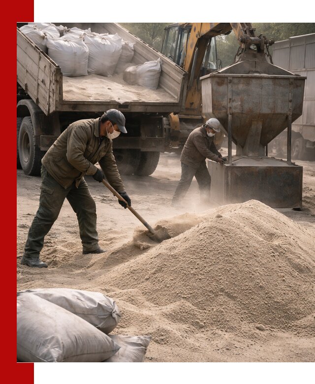 Кварцевый песок для пескоструя в Губахе — доставка и качество