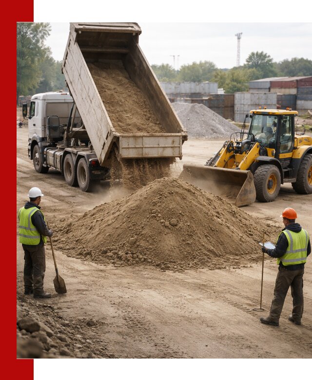 Доставка и продажа пескогрунта оптом и в розницу в Губахе