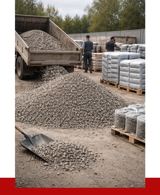 Гравий фракция 5-20 в Губахе купить от 2384 р. ПРОНЕРУДГбх