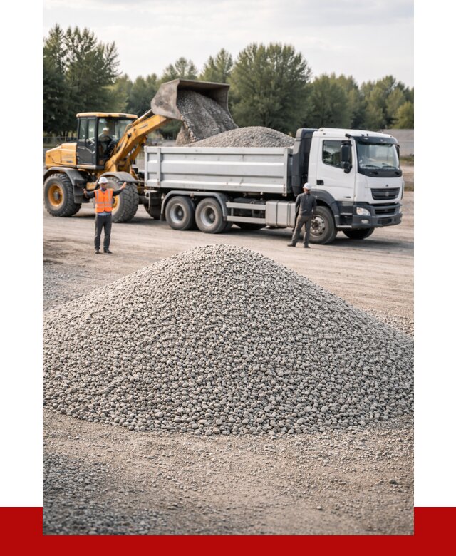 Купить мытый гравий в Губахе от 3628 р, доставка ПРОНЕРУДГбх