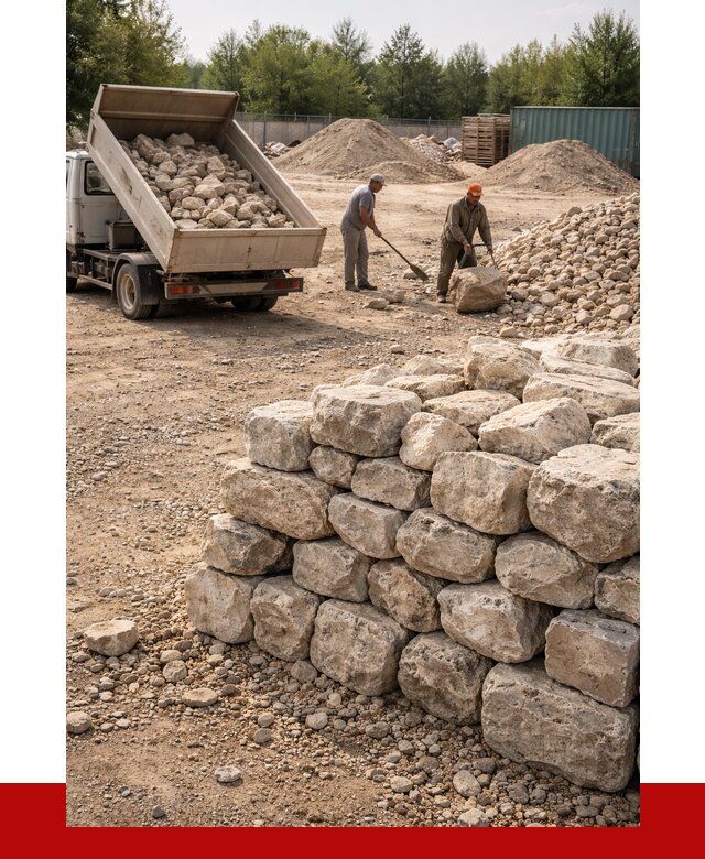Бутовый камень известняковый в Губахе от 4354 р. | ПРОНЕРУДГбх