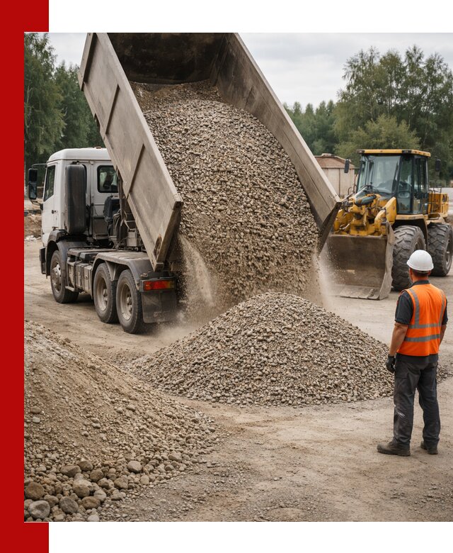 Доставка щпс в Губахе — щебеночно-песчаная смесь под заборы и дорожки