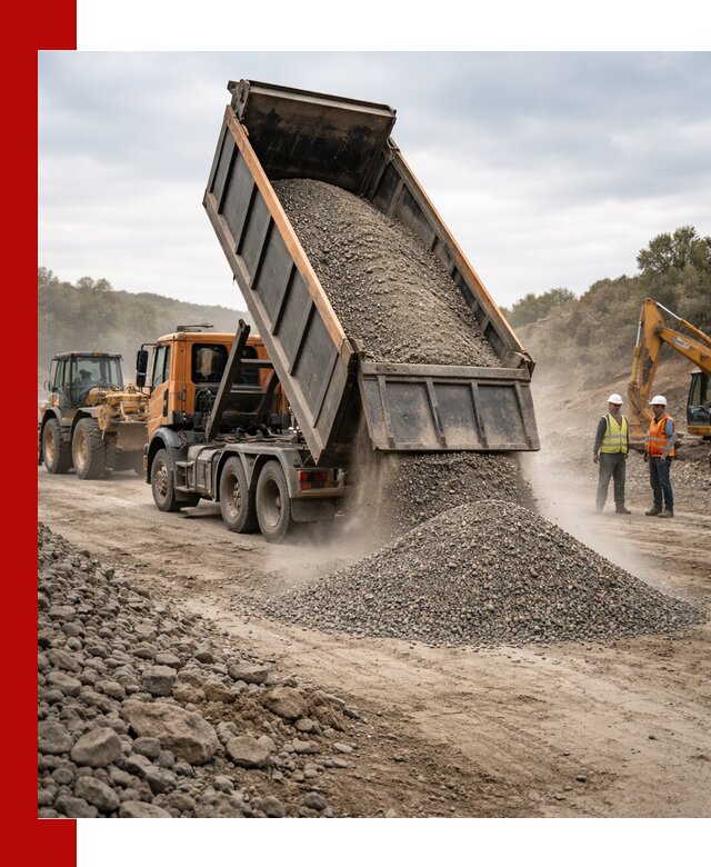 Щебёночно-песчаная смесь ЩПС С1 с доставкой в Губахе