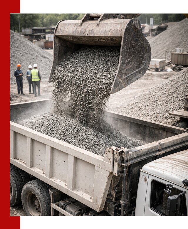 Отсев и крошка для строительства и дорожных работ в Губахе