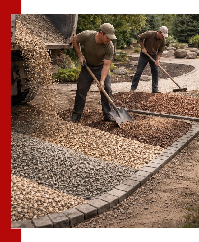 Декоративная крошка для ландшафта в Губахе — продажа и доставка