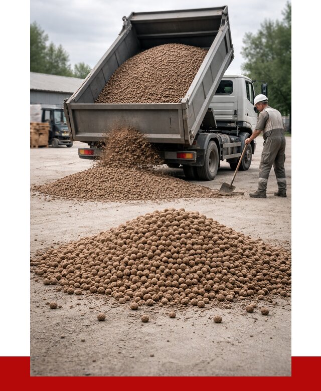 Керамзит с доставкой в Губахе от 4354 р. за м3 | ПРОНЕРУДГбх