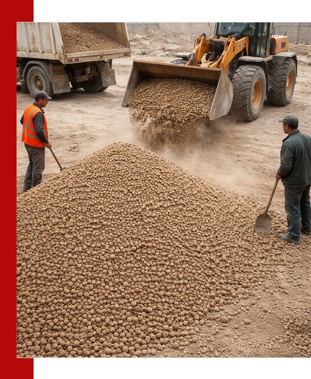 Керамзит фракция 10-20 с доставкой в Губахе