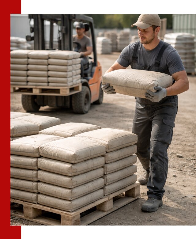 Доставка цемента в мешках оптом и в розницу в Губахе