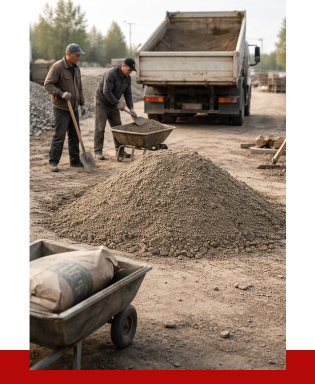 Цементно-песчаная смесь М150 в Губахе от 4872 р. | ПРОНЕРУДГбх