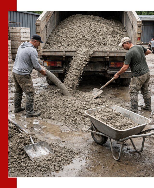 Цементно-песчаная смесь М150 доставка в Губахе