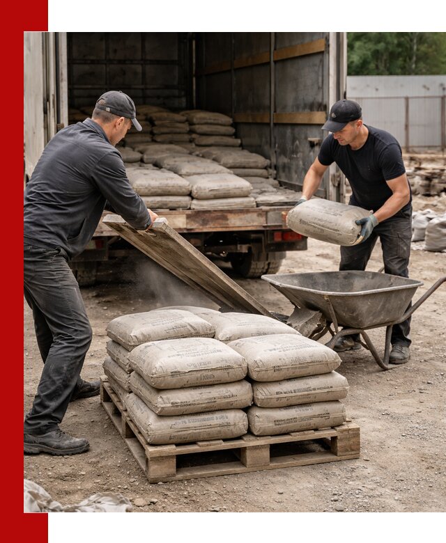 Пескобетон М300 с доставкой в Губахе по выгодной цене